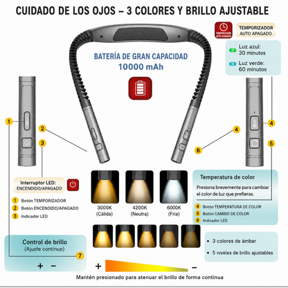 Luz de cuello Multiusos